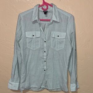 Patagonia Light Blue Men’s Long-Sleeve Button-Down Shirt